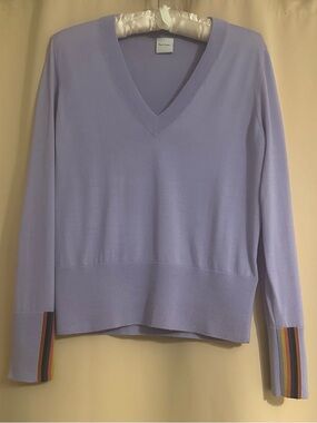 PAUL SMITH Merino Wool V-Neck Sweater